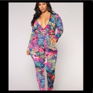 Women Paradise Flower jumpsuit